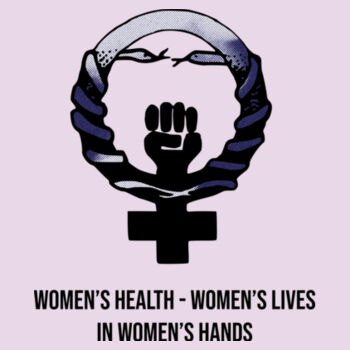 Women's Health in Women's Hands (crop) Design